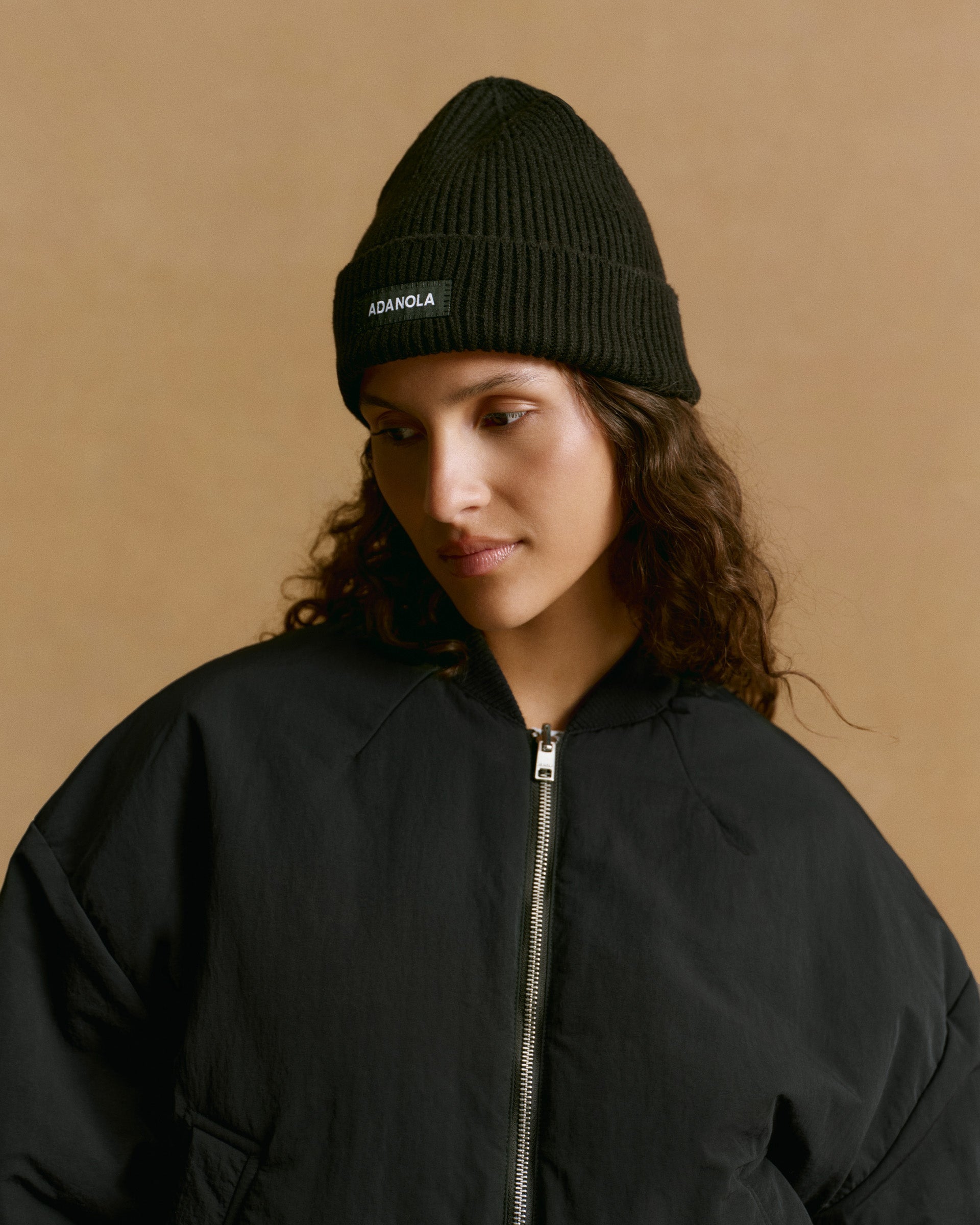 Knit Beanie - Black
