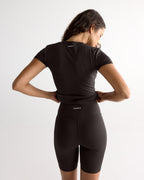 Ultimate Short Sleeve Top - Coffee Bean