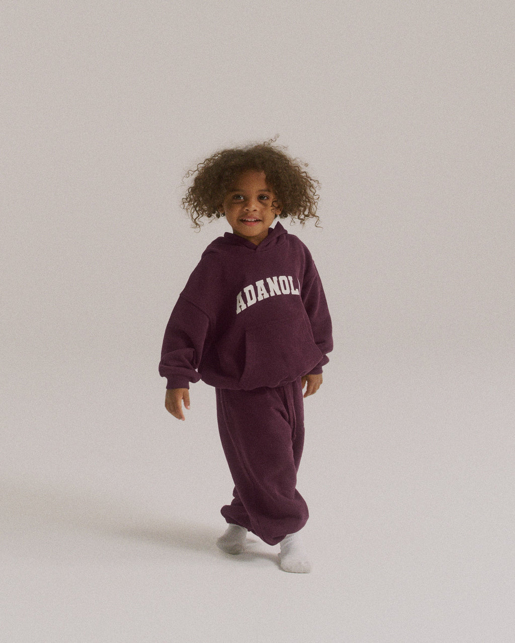 Mini Varsity Sweatpants - Dark Cherry