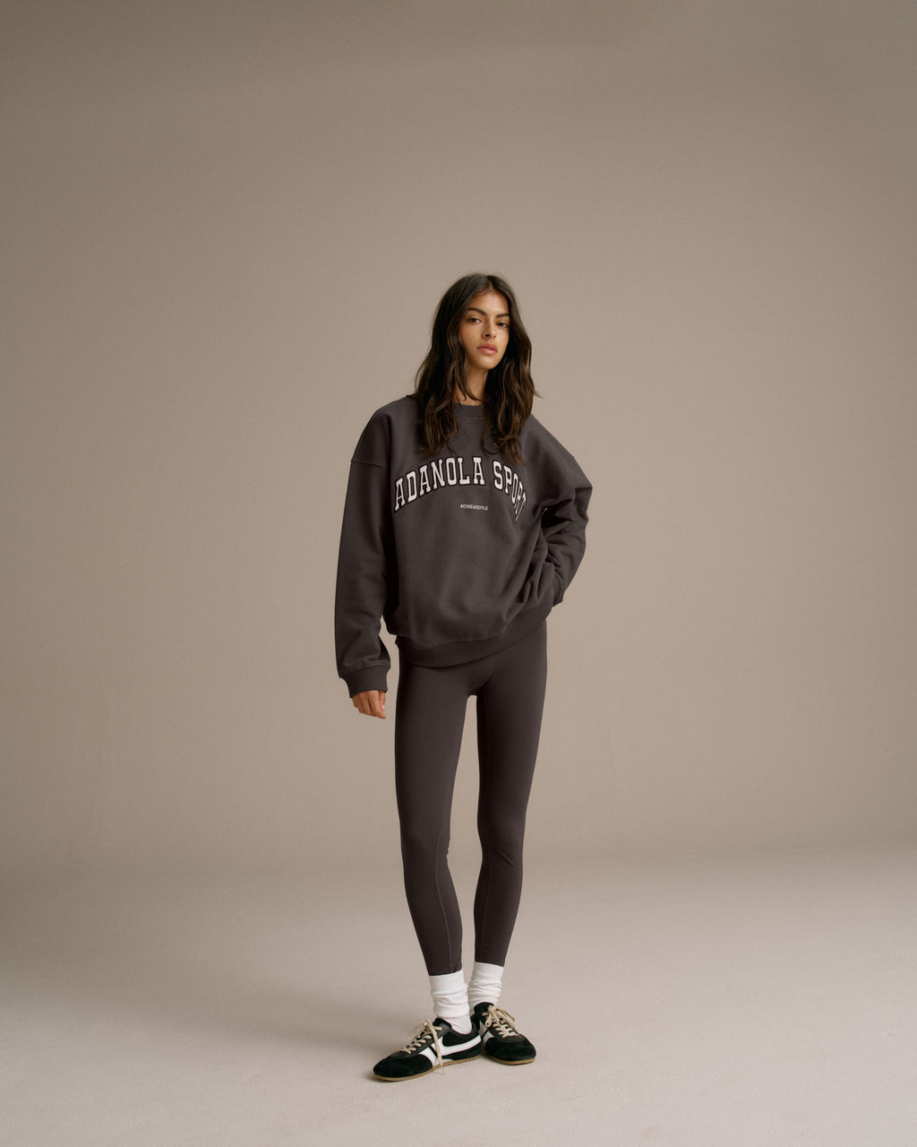AS Oversized Sweatshirt - Washed Coffee Bean